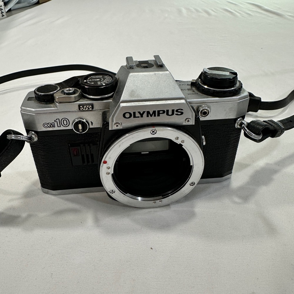 Olympus OM10 35mm SLR Film Camera Body Manual Vintage Analog Working